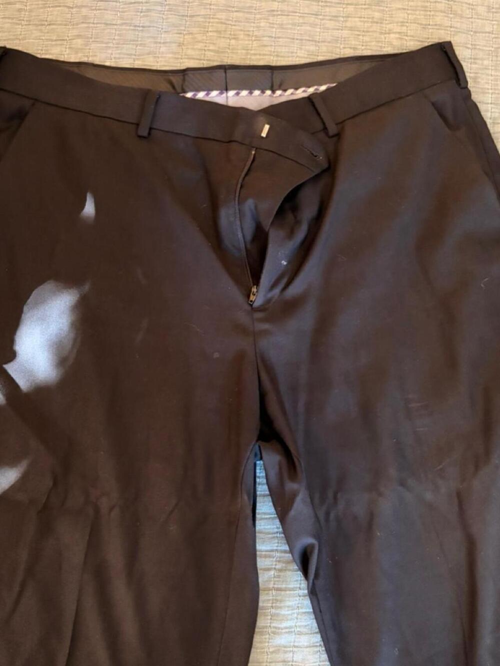Apt.9 black trousers modern fit 38x30  #menswear #tailoring